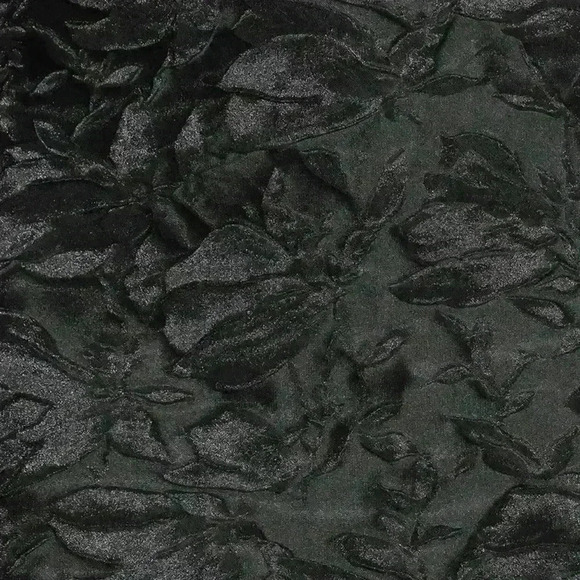 NWT You're All Heart Black Jacquard Satin Off-The-Shoulder Dress Size Medium - Picture 4 of 7